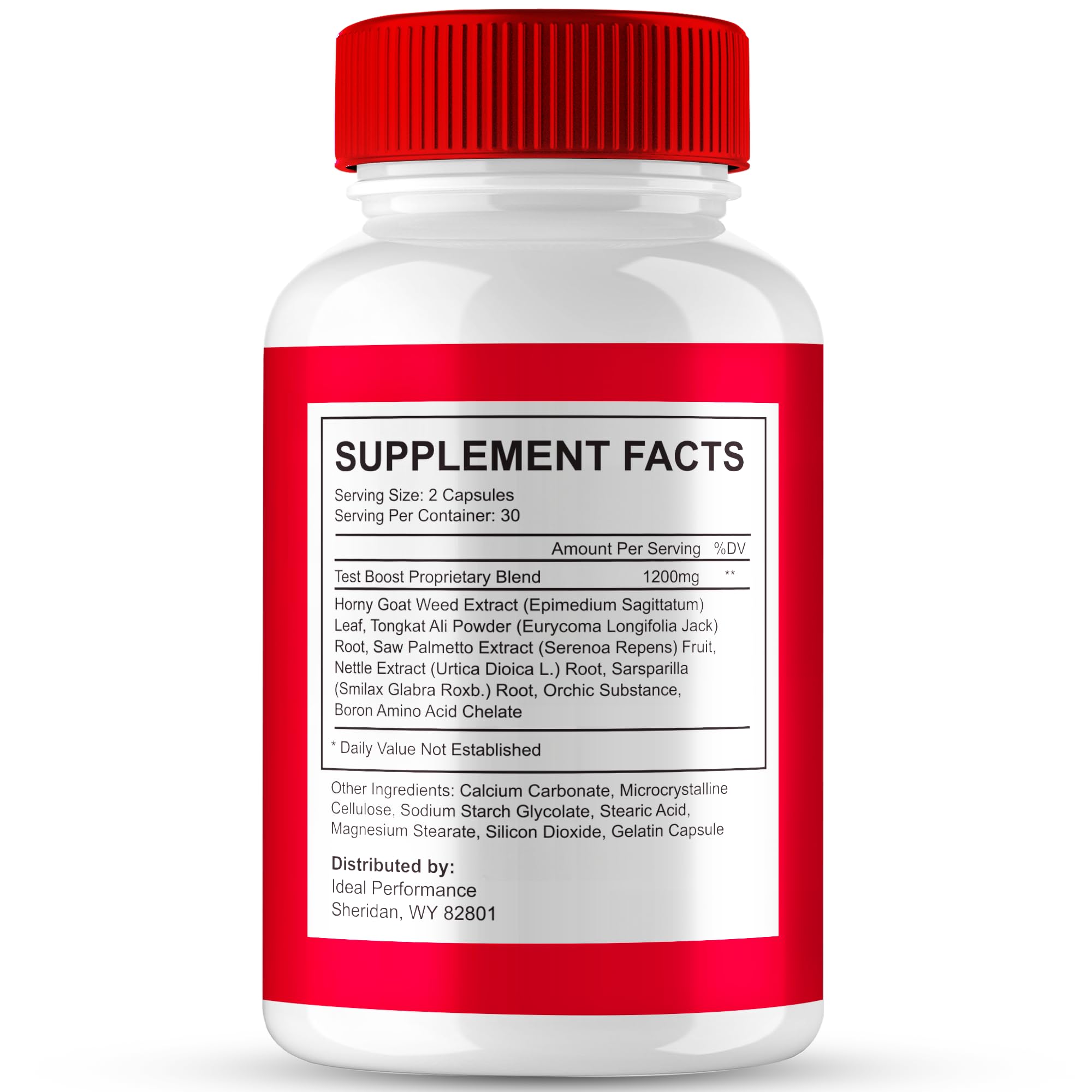 IDEAL PERFORMANCE Ereforce capsules blister pack – convenient daily supplement for men.