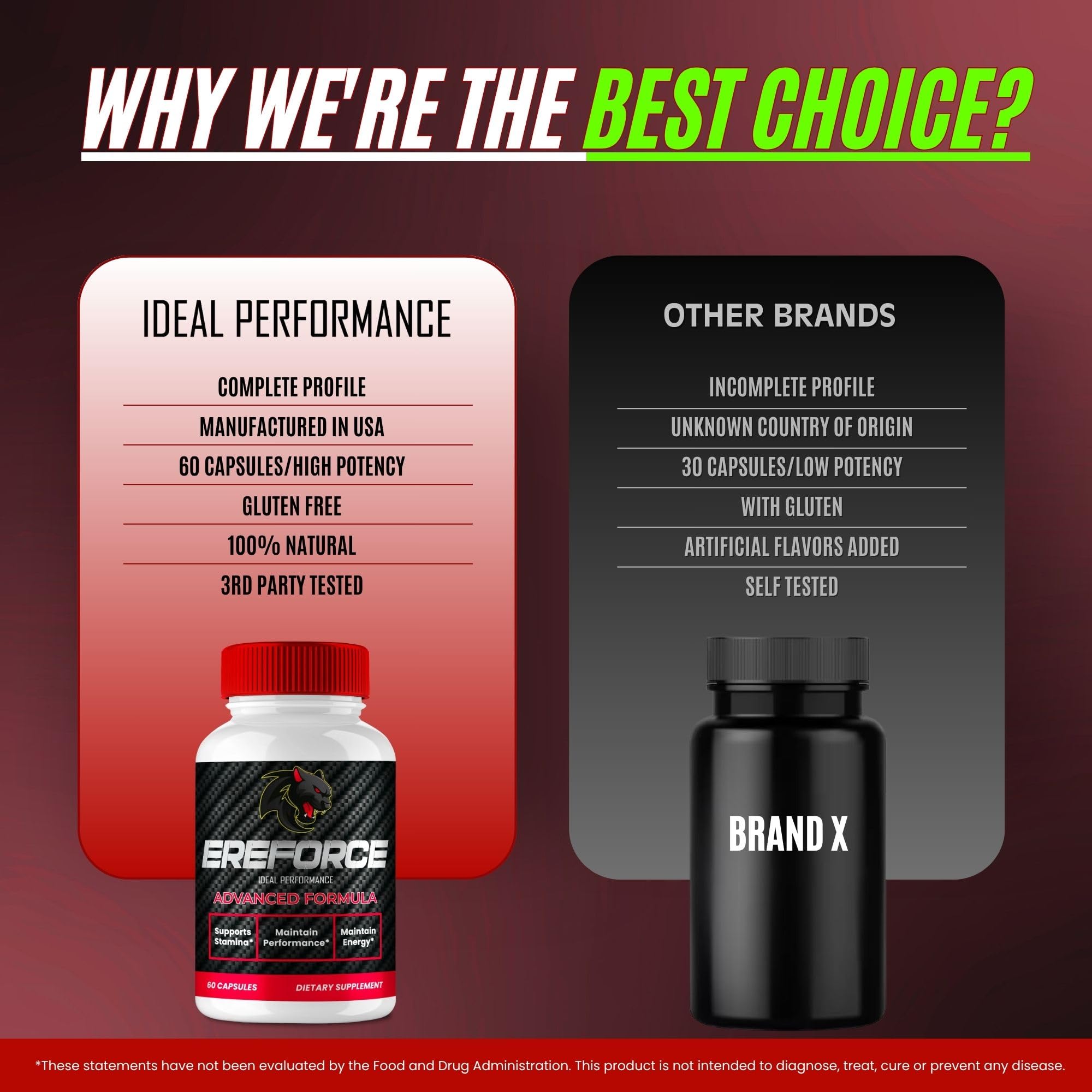 IDEAL PERFORMANCE Ereforce bottle in a wellness routine for vitality.