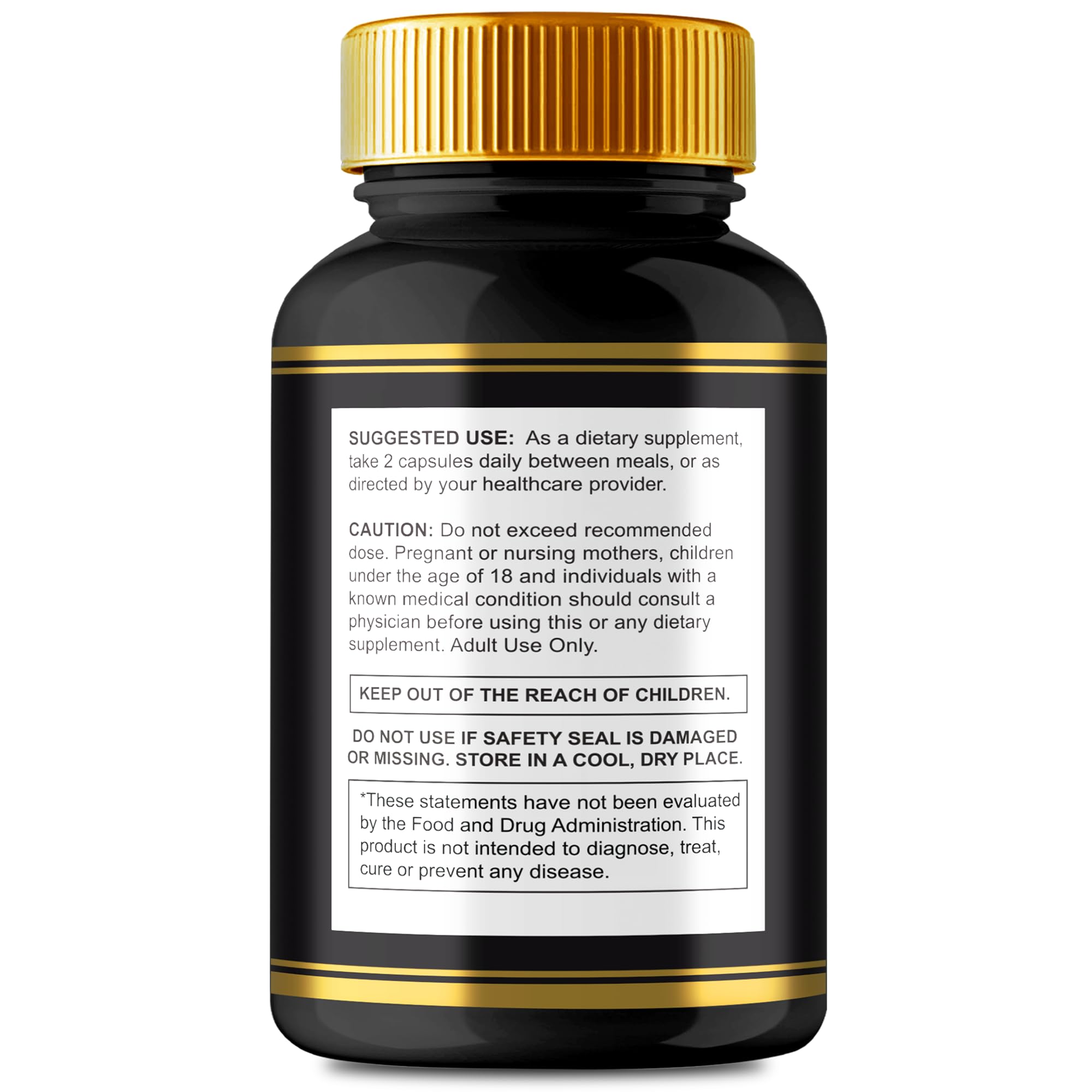 IDEAL PERFORMANCE Eros Lift label emphasizes natural ingredients for wellness.