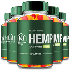 IDEAL PERFORMANCE Evergreen Hemp Gummies front view for daily natural wellness support.