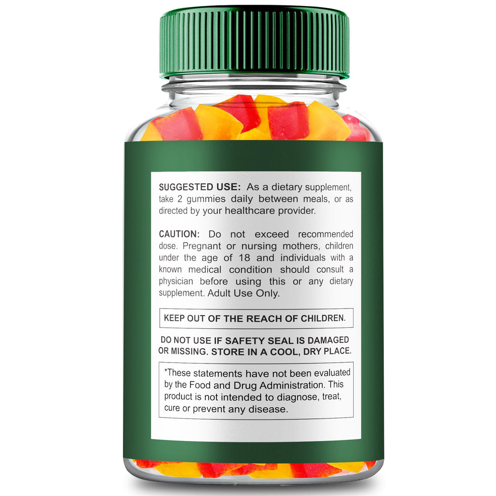 IDEAL PERFORMANCE Evergreen Hemp Gummies label view highlights branding and ingredients.