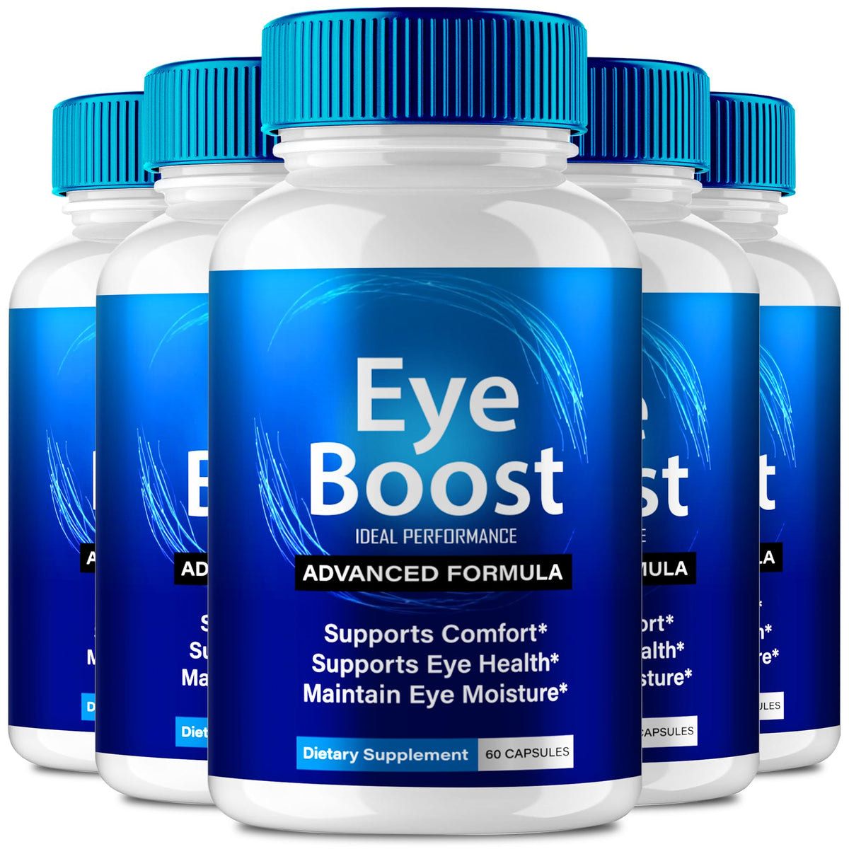 IDEAL PERFORMANCE Eye Boost capsules bottle close-up for daily visual wellness support