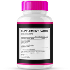 IDEAL PERFORMANCE Femina Nighttime Capsules label close-up highlighting premium ingredients.
