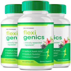 IDEAL PERFORMANCE Flexigenics bottle front view for daily use.