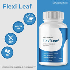 IDEAL PERFORMANCE Flexileaf use at home with glass of water