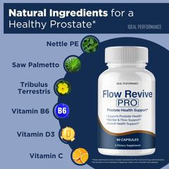 IDEAL PERFORMANCE Flow Revive daily-use setup suggests routine integration.