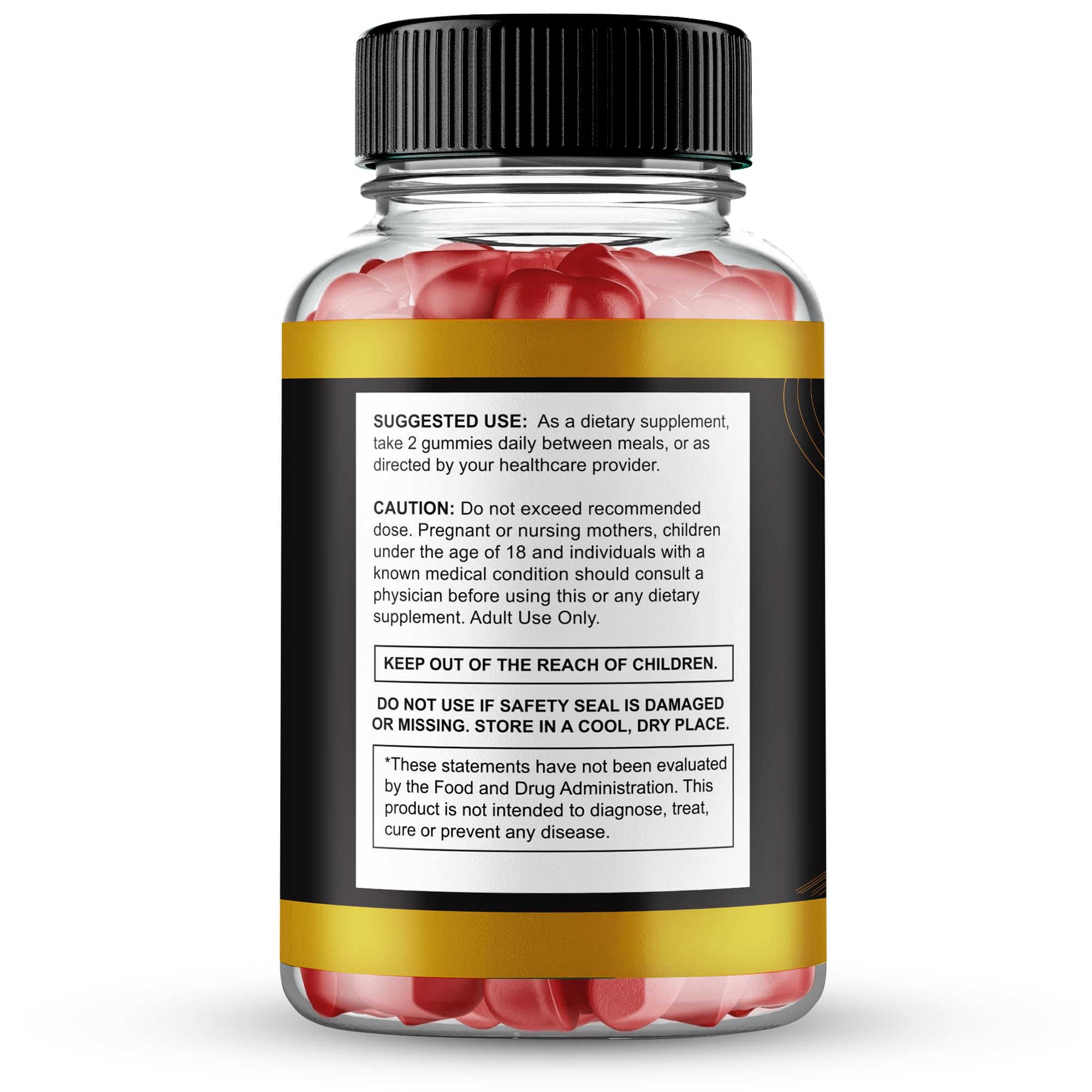 IDEAL PERFORMANCE Fluxactive Complete Gummies bottle open with visible texture and color