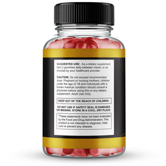 IDEAL PERFORMANCE Fluxactive Complete Gummies bottle open with visible texture and color