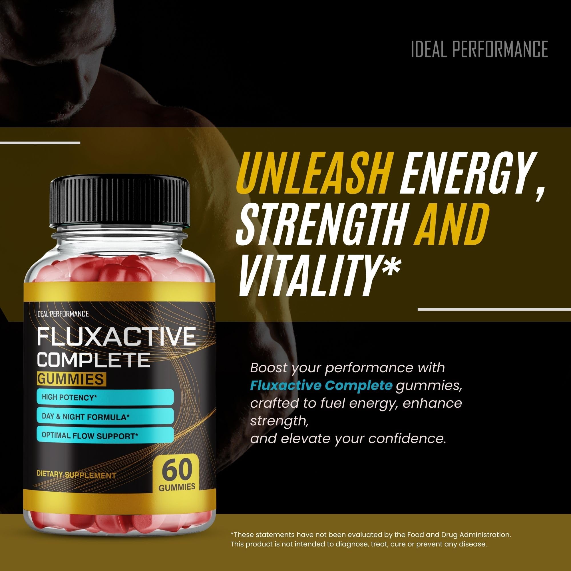 IDEAL PERFORMANCE Fluxactive Complete Gummies pack shot for easy shopping