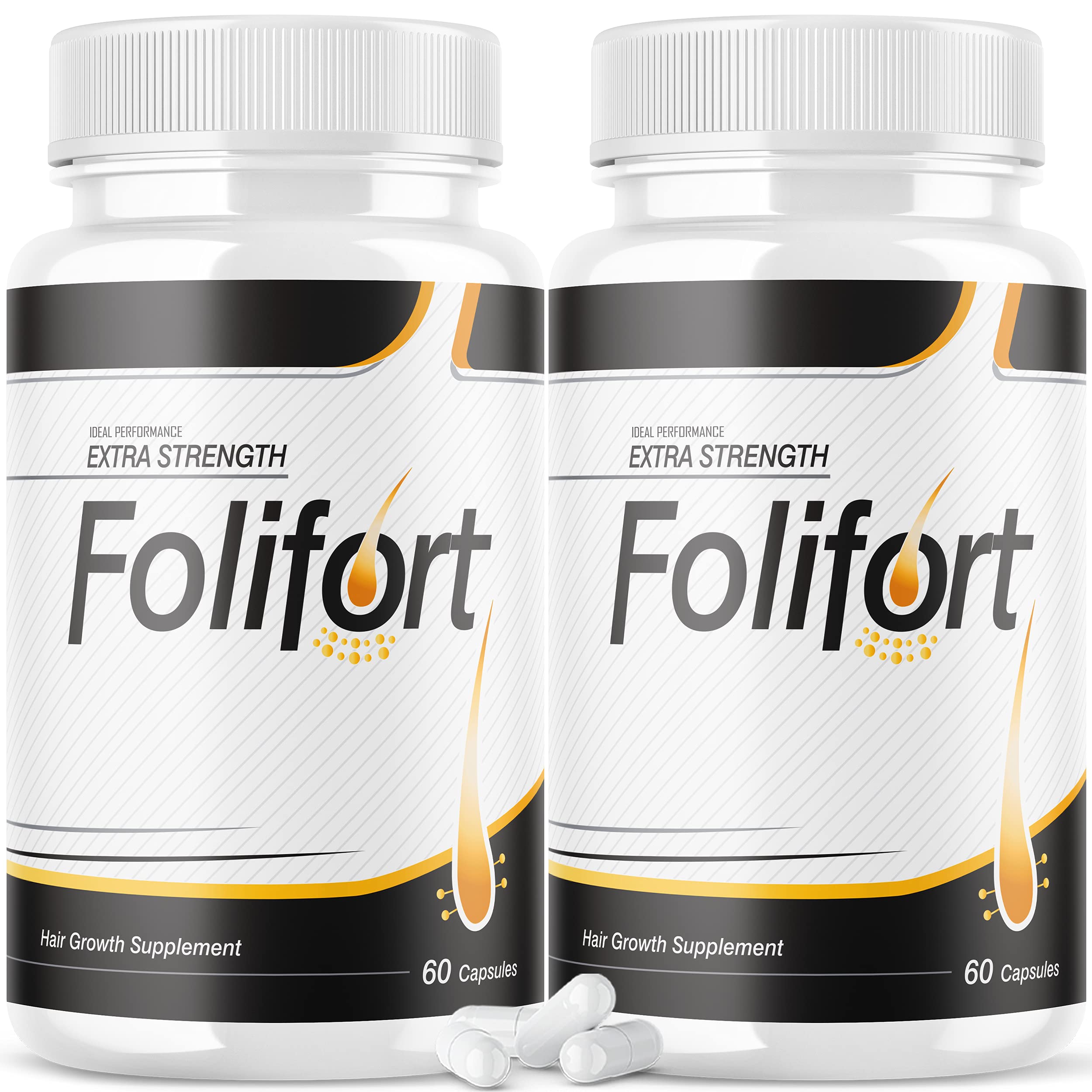IDEAL PERFORMANCE Folifort hair growth pills bottle for daily hair health support