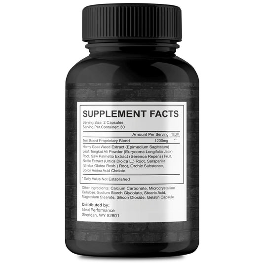 IDEAL PERFORMANCE Garaherb capsules, easy-to-swallow daily stamina support.