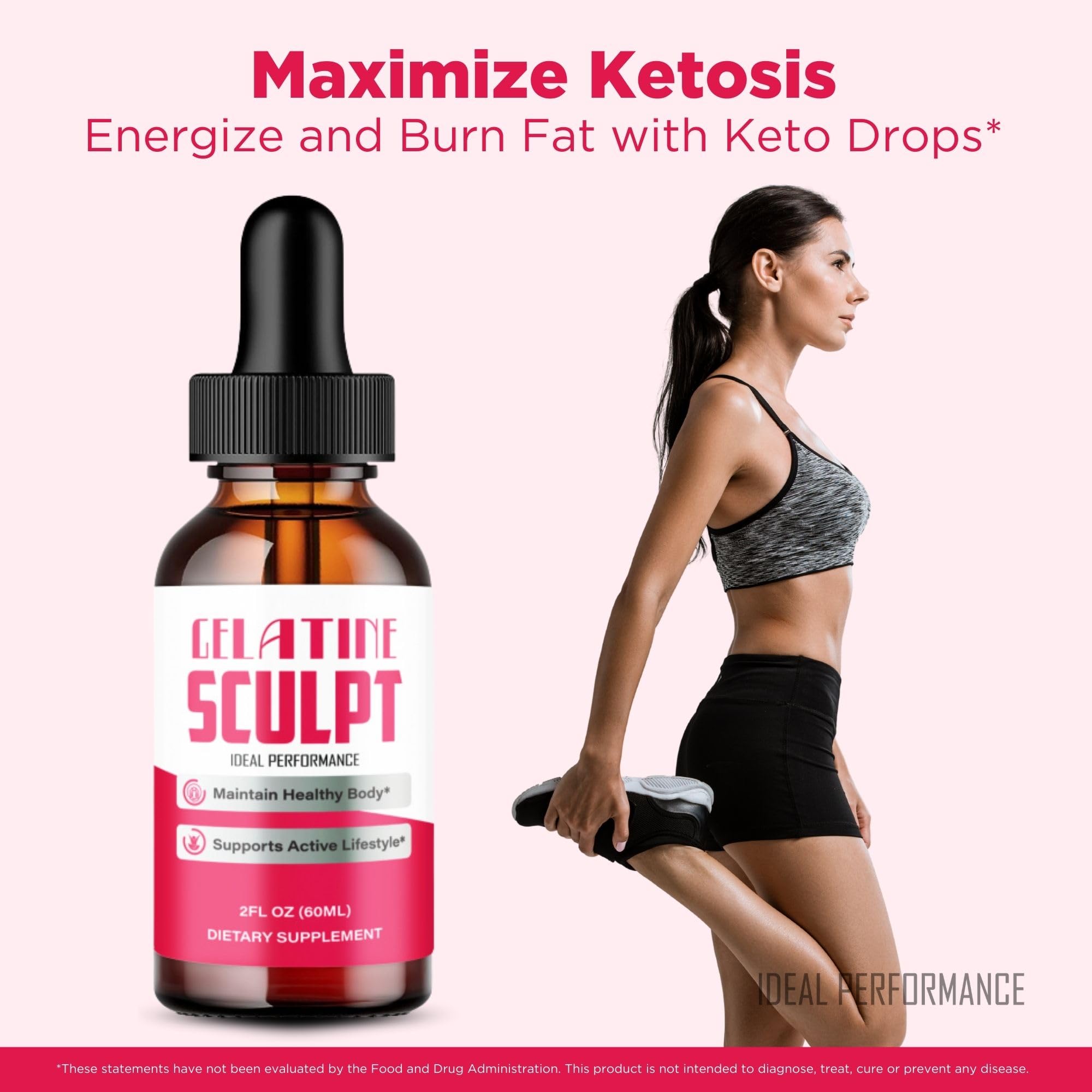 IDEAL PERFORMANCE Gelatine Sculpt Drops pouring, smooth liquid for quick use.