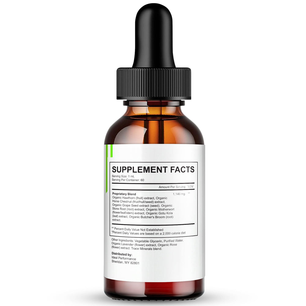 IDEAL PERFORMANCE Gluco Delete Drops packaging highlights natural formulation.