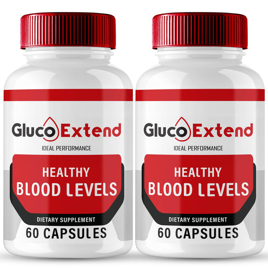 IDEAL PERFORMANCE Gluco Extend capsules bottle for daily wellness support.