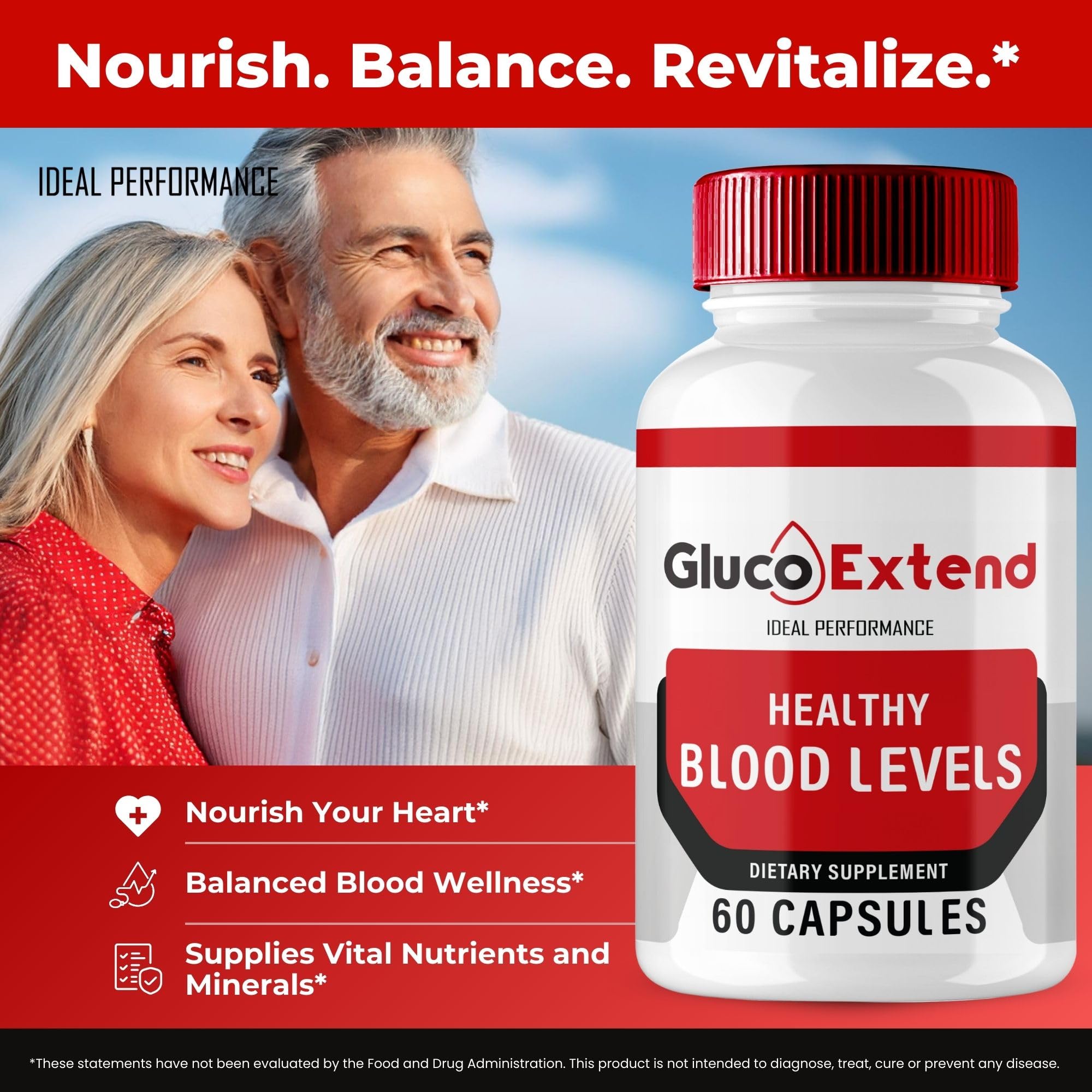 Gluco Extend capsules with morning routine items for easy daily use.