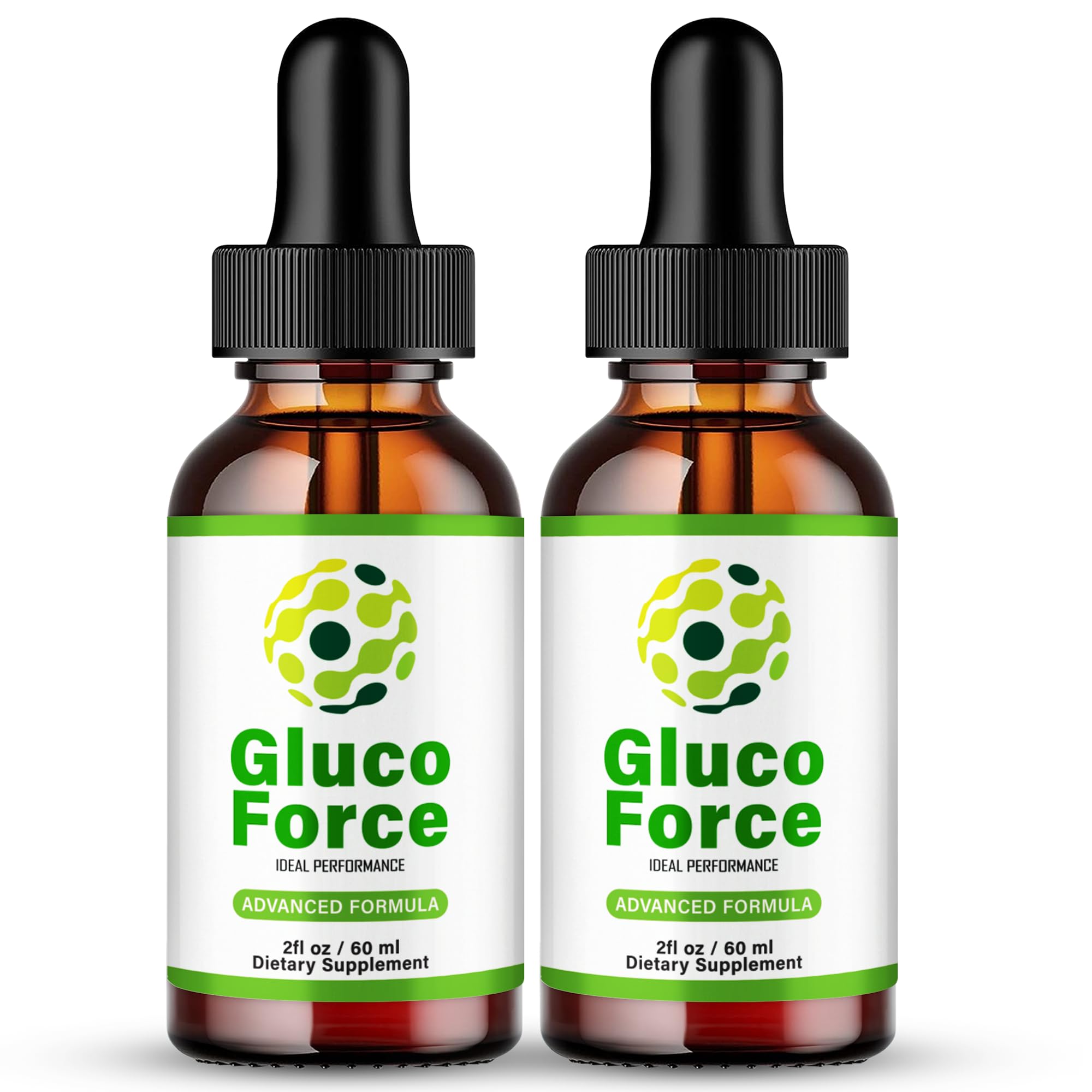 IDEAL PERFORMANCE Gluco Force Drops bottle for daily wellness