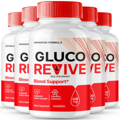 IDEAL PERFORMANCE Gluco Revive pills bottle for daily energy support.