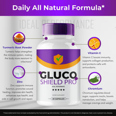IDEAL PERFORMANCE Gluco Shield Pro bottle displayed for everyday circulation support