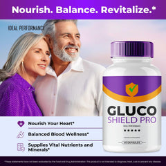 IDEAL PERFORMANCE Gluco Shield Pro bottle side view, easy daily dosing