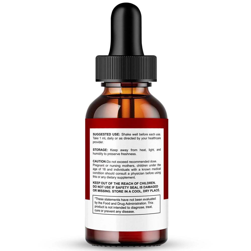 IDEAL PERFORMANCE Gluco Vita Pure Drops label closeup highlights natural ingredients and quality