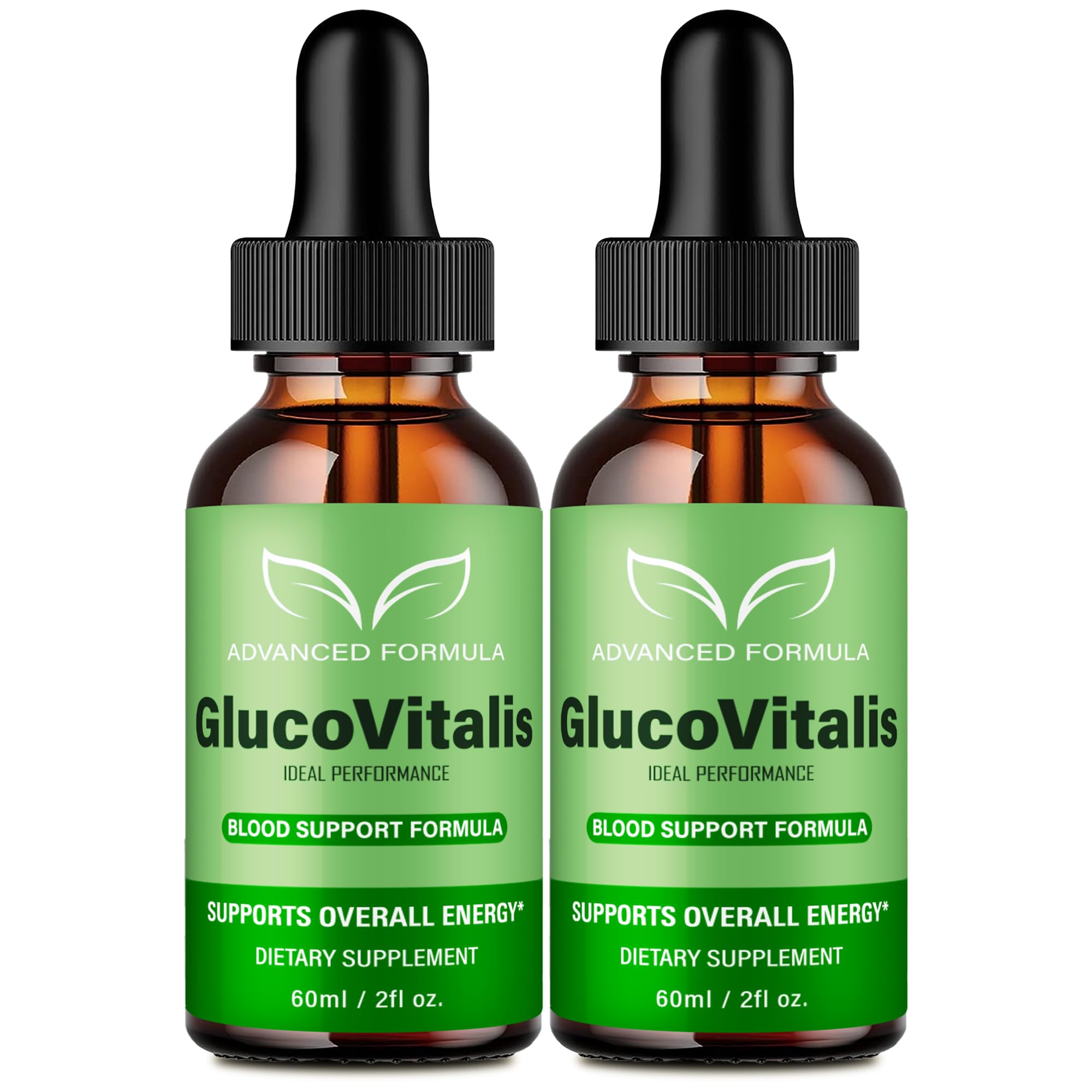 IDEAL PERFORMANCE Gluco Vitalis Drops bottle for daily balance and energy
