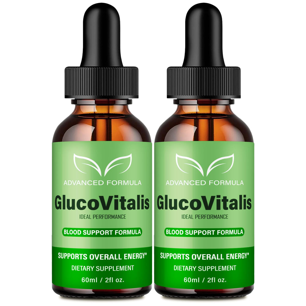 IDEAL PERFORMANCE Gluco Vitalis Drops bottle for daily balance and energy