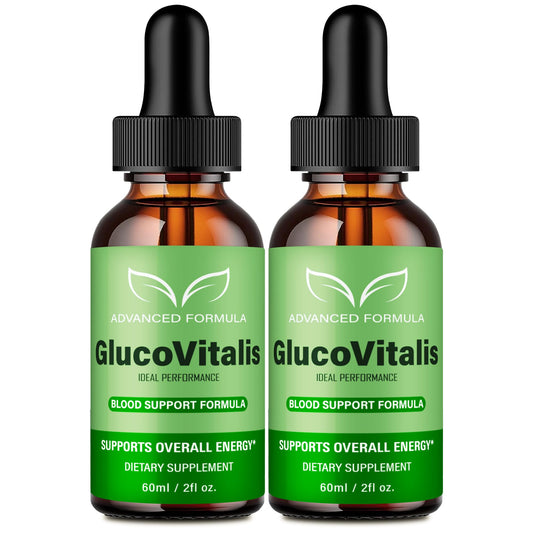 IDEAL PERFORMANCE Gluco Vitalis Drops bottle for daily balance and energy