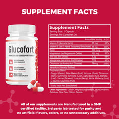 IDEAL PERFORMANCE Glucofort bottle on countertop ready for daily routine