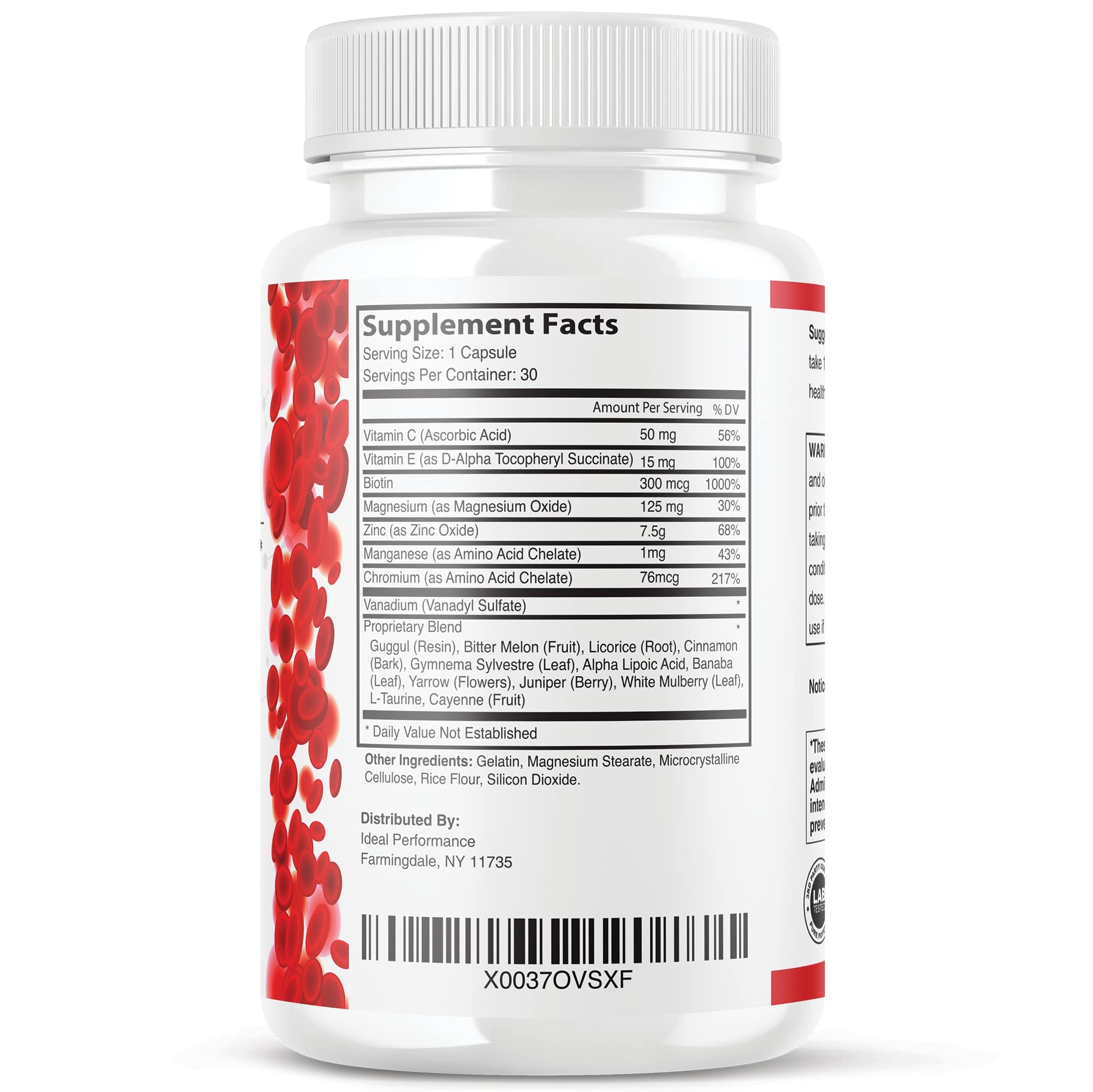 IDEAL PERFORMANCE Glucofort capsules in a daily-serving tray ready for use.