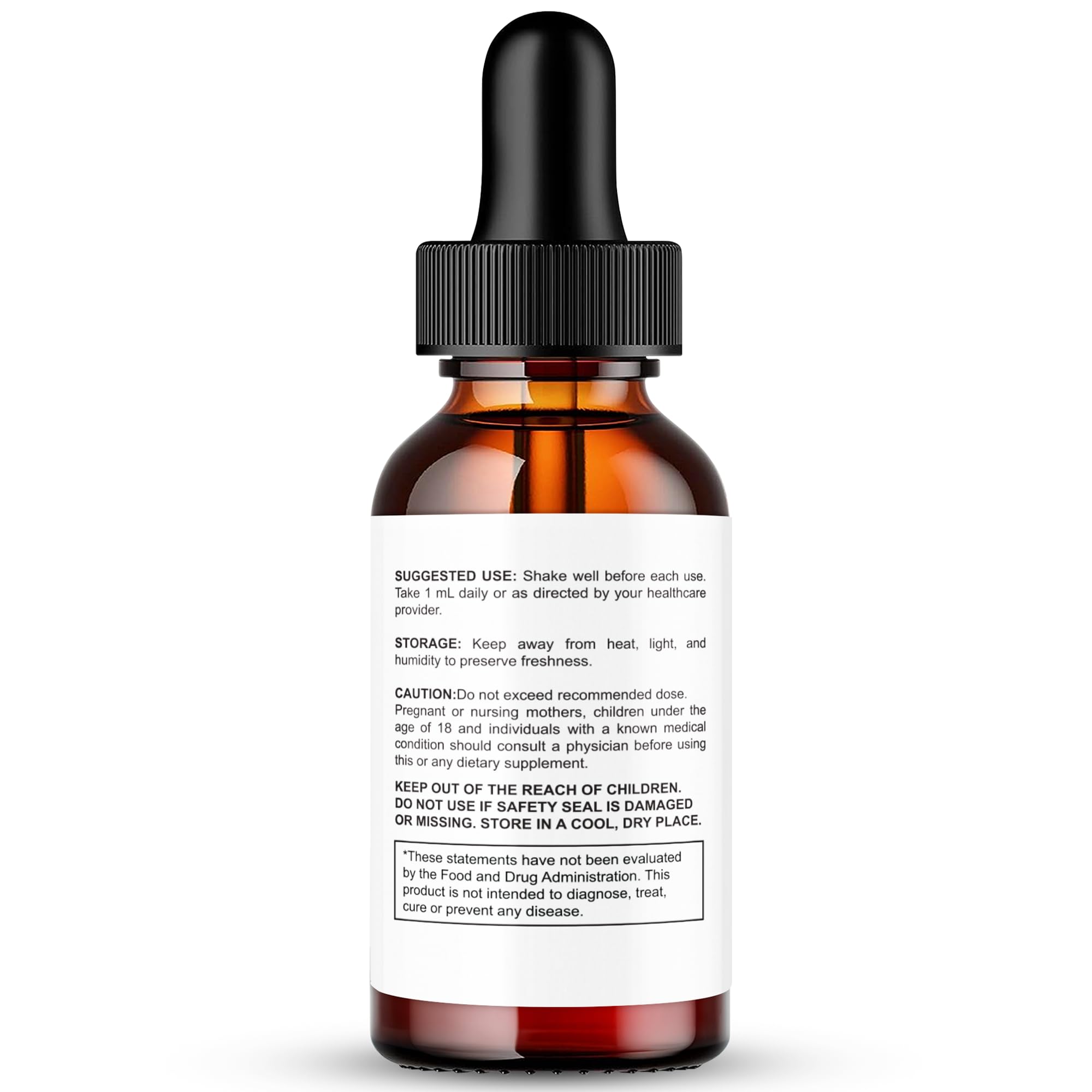 IDEAL PERFORMANCE Glucopath Blood Formula Drops label close-up, natural blend for balance.