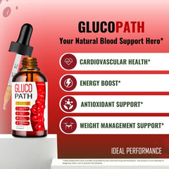 IDEAL PERFORMANCE Glucopath Liquid supplement in use, smooth texture and easy intake.