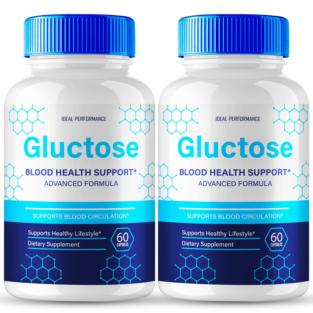 IDEAL PERFORMANCE Gluctose bottle front view for daily balance and convenience.