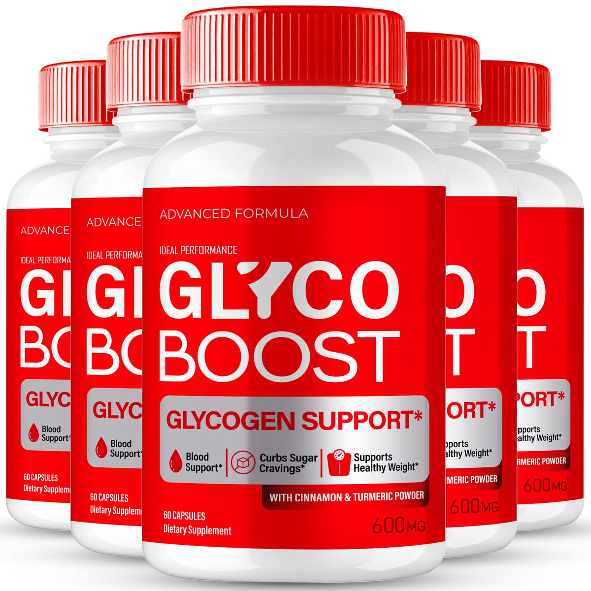 IDEAL PERFORMANCE Glyco Boost Blood capsules front view for daily circulation support