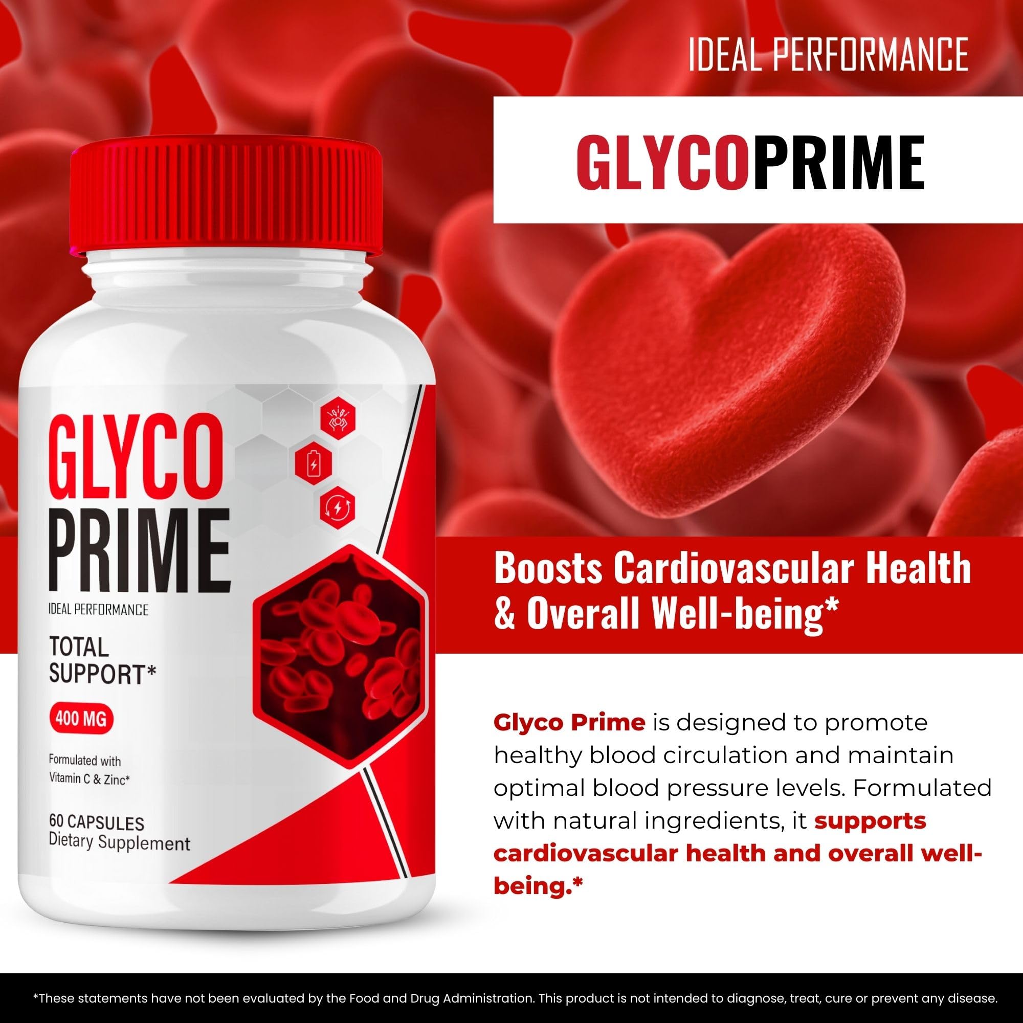 IDEAL PERFORMANCE Glyco Prime 2-pack box, convenient multi-pack for ongoing use.