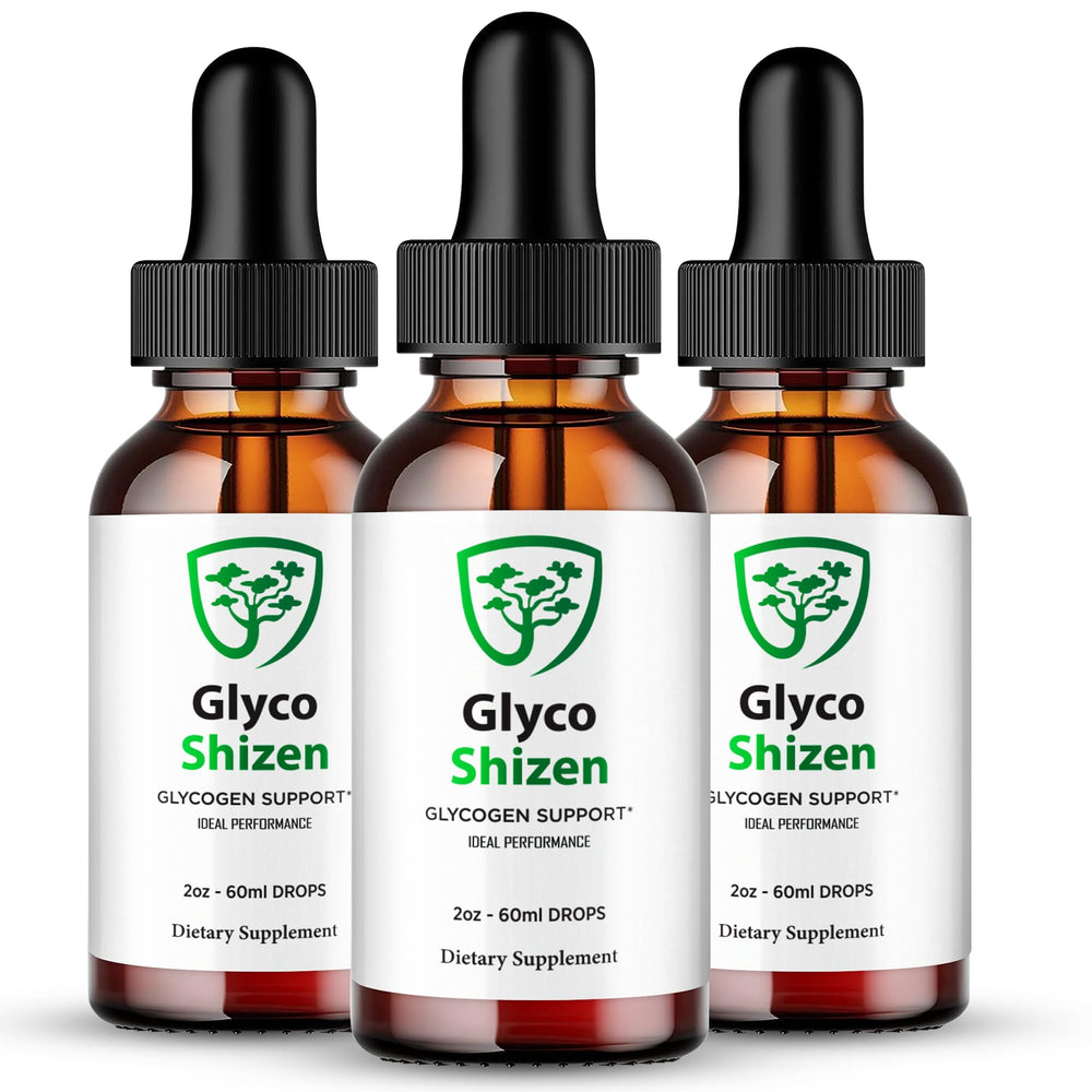 IDEAL PERFORMANCE Glyco Shizen Drops bottle with dropper for easy daily dosing