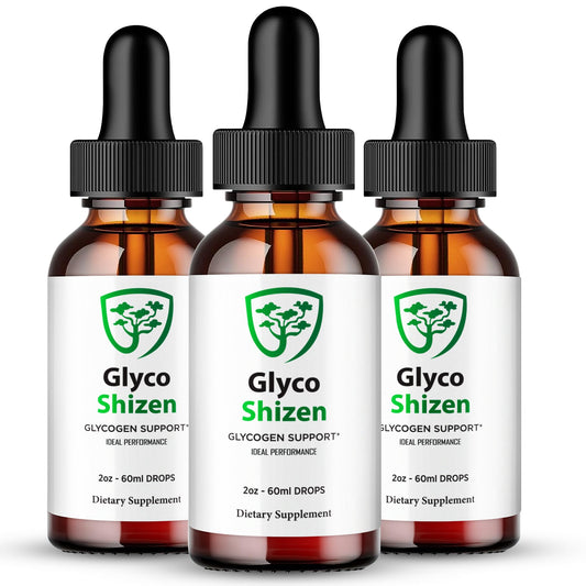 IDEAL PERFORMANCE Glyco Shizen Drops bottle with dropper for easy daily dosing