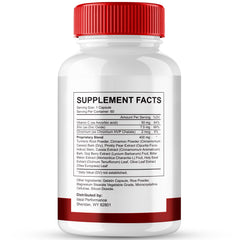 IDEAL PERFORMANCE GlycoIQ bottle back highlights maximum strength formula for daily use