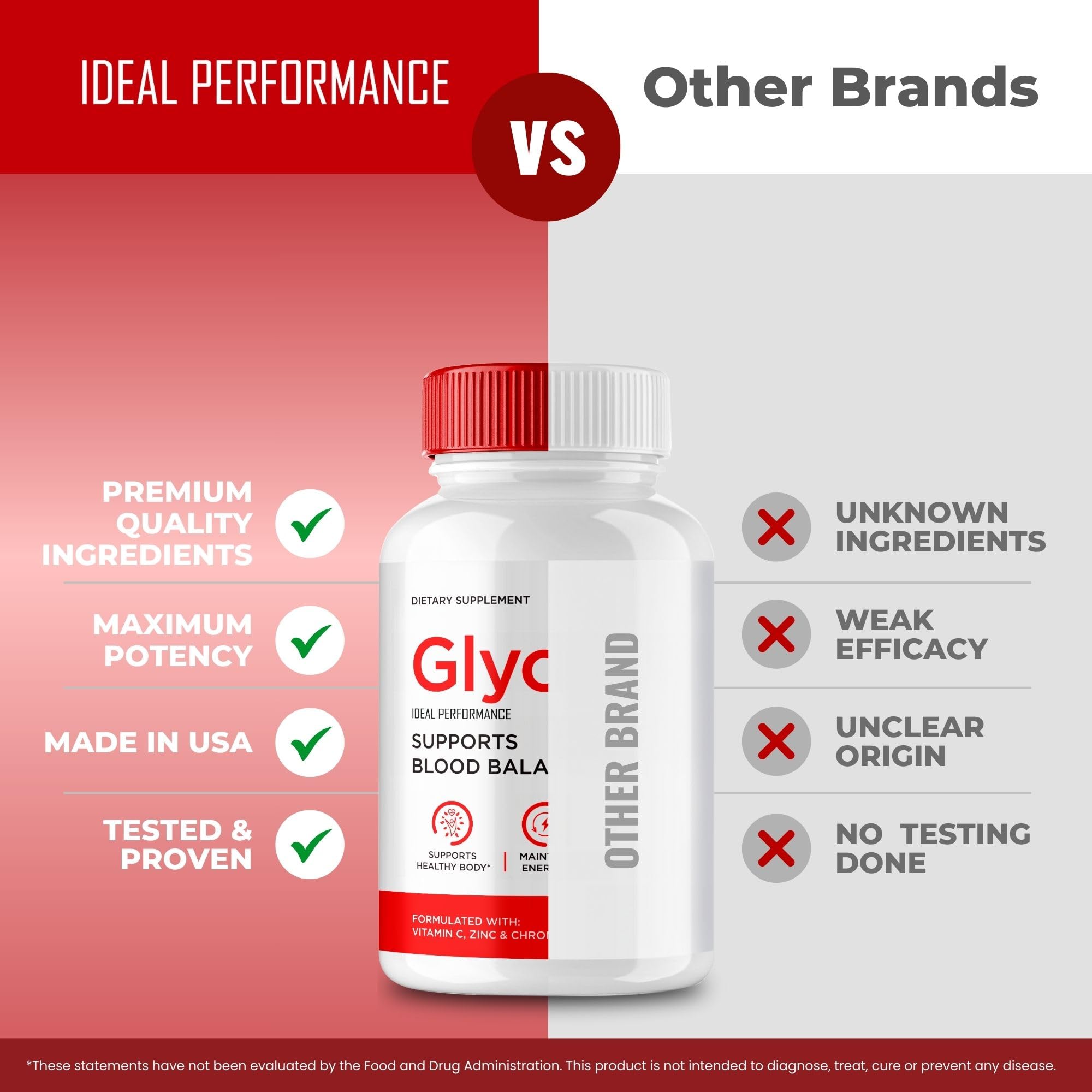 IDEAL PERFORMANCE GlycoIQ capsules daily-use scene suggesting routine wellness