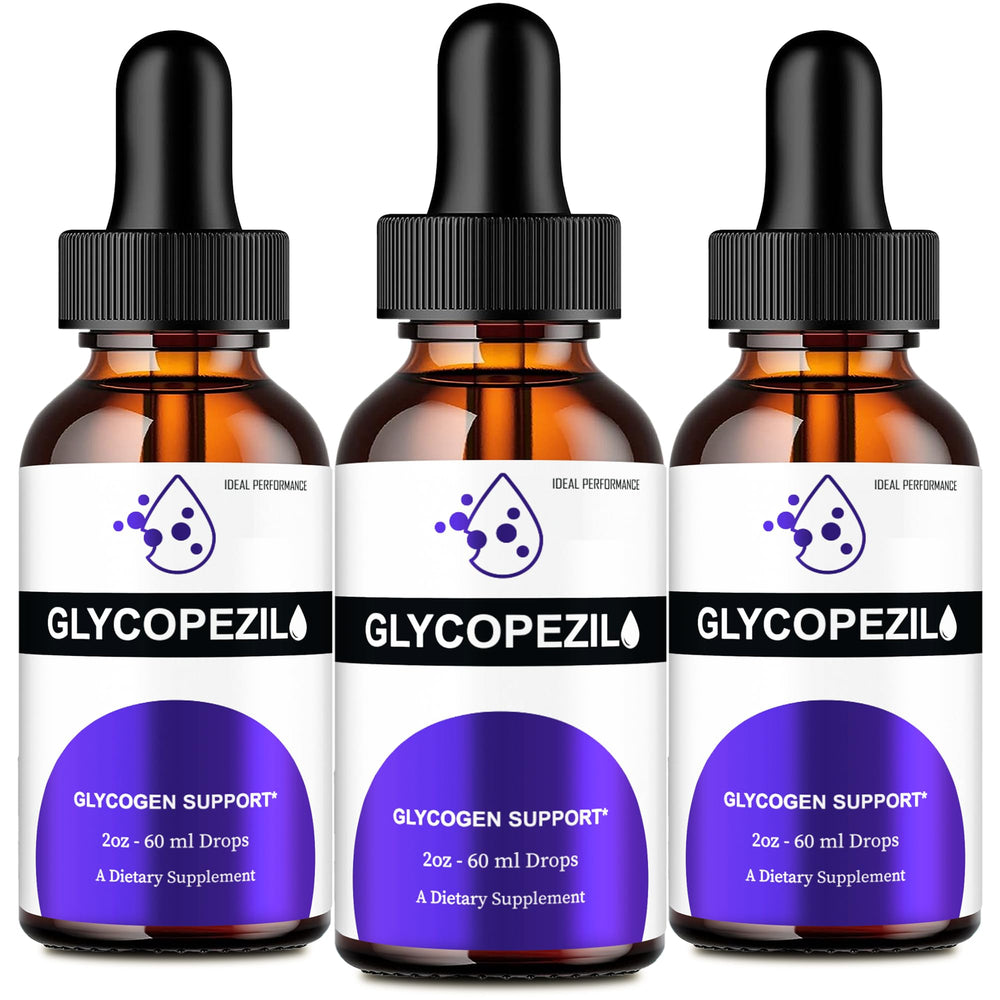 IDEAL PERFORMANCE Glycopezil Drops bottle front view for daily wellness routine
