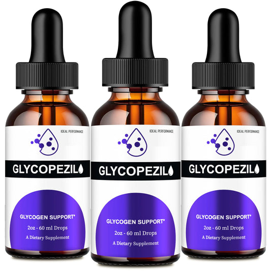 IDEAL PERFORMANCE Glycopezil Drops bottle front view for daily wellness routine