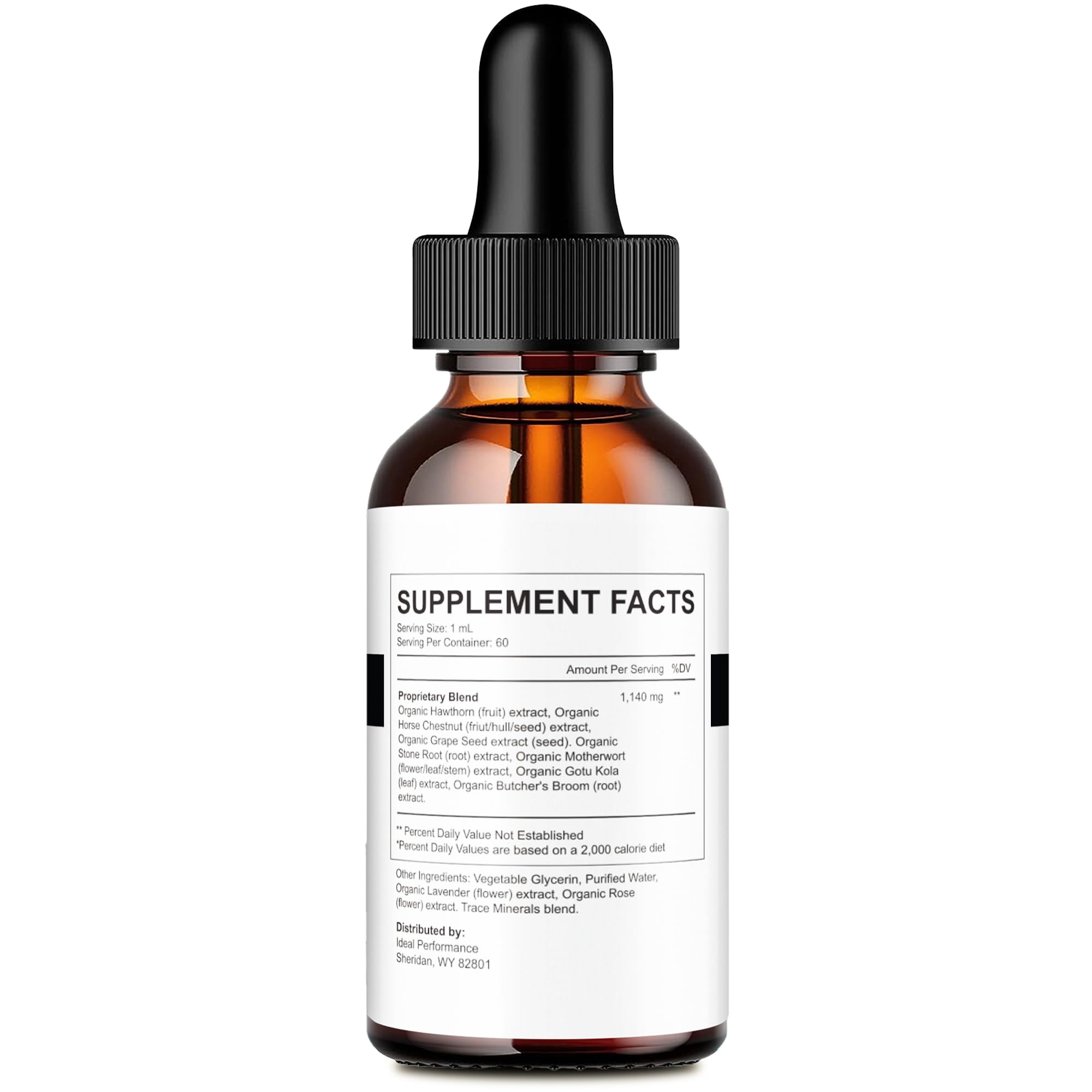 IDEAL PERFORMANCE Glycopezil Drops dropper showing precise dosage for easy use