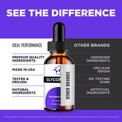 IDEAL PERFORMANCE Glycopezil Drops box packaging highlighting convenient packaging