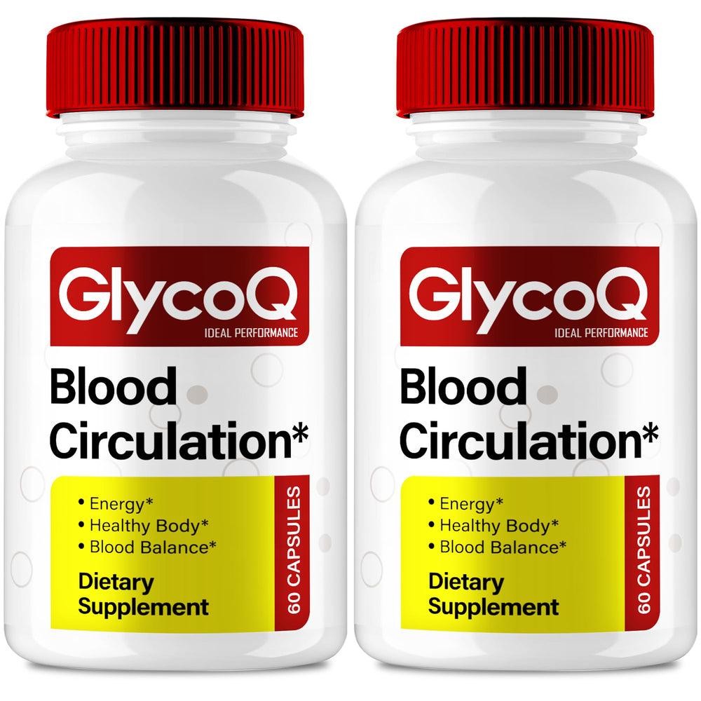 IDEAL PERFORMANCE GlycoQ capsules bottle front for premium circulation support
