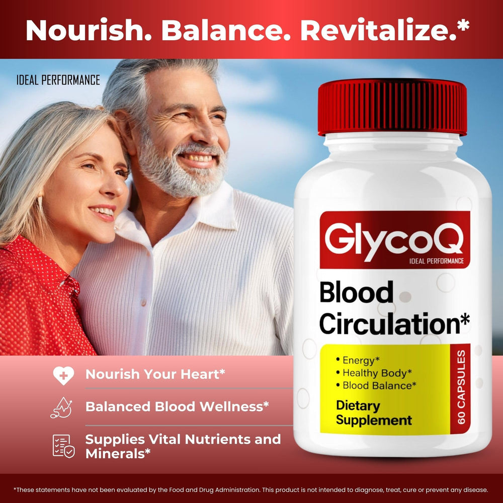IDEAL PERFORMANCE GlycoQ capsules on a daily-use setup for routine wellness
