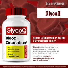 IDEAL PERFORMANCE GlycoQ packaging box with official product details
