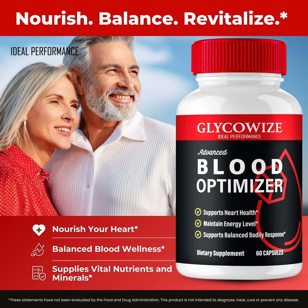 IDEAL PERFORMANCE Glycowize ingredients panel showcasing all-natural components.