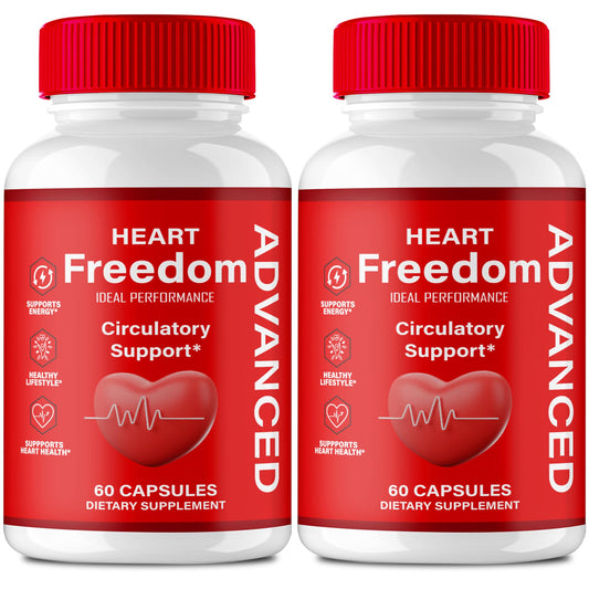 IDEAL PERFORMANCE Heart Freedom Capsules bottle front for daily energy support.