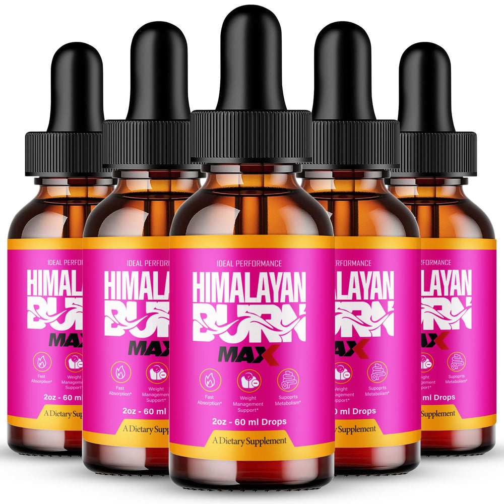 IDEAL PERFORMANCE Himalayan Burn Drops Max bottle-front showing a premium daily wellness option