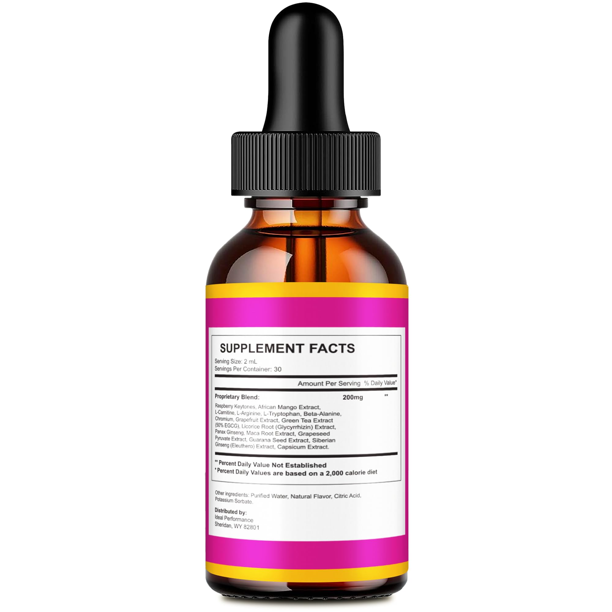IDEAL PERFORMANCE Himalayan Burn Drops Max dropper-closeup for precise dosing