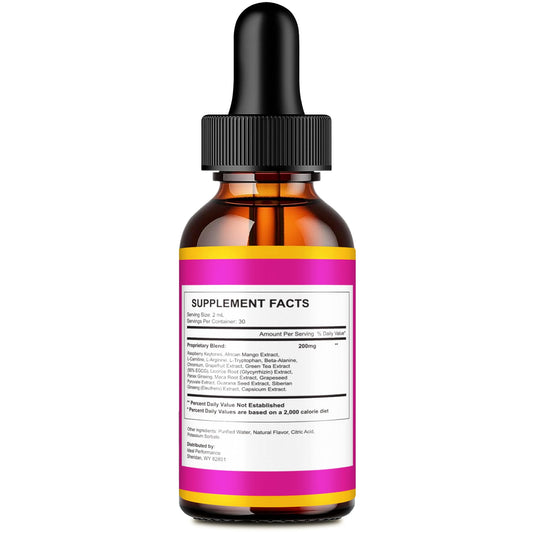 IDEAL PERFORMANCE Himalayan Burn Drops Max dropper-closeup for precise dosing